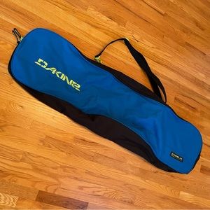 Dakine The Pipe Snowboard Bag 145cm Blue Black Shoulder Strap 56x13x2.5”